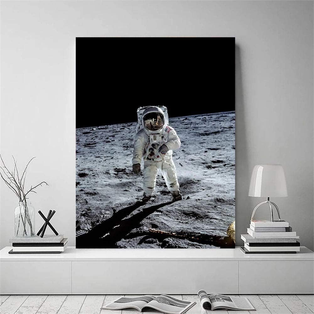 ポスター アポロ11宇宙飛行士アルドリンアームストロング50周年記念月